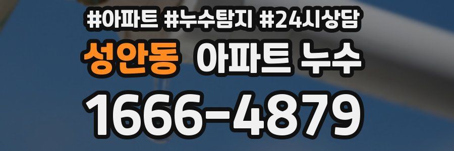 성안동 누수탐지