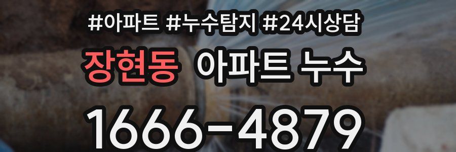 장현동 누수탐지