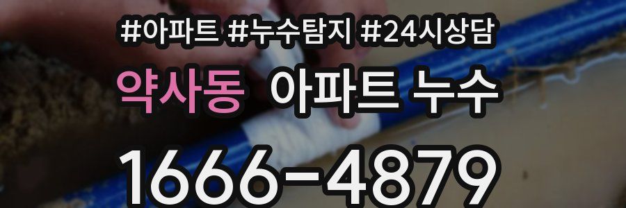 약사동 누수탐지