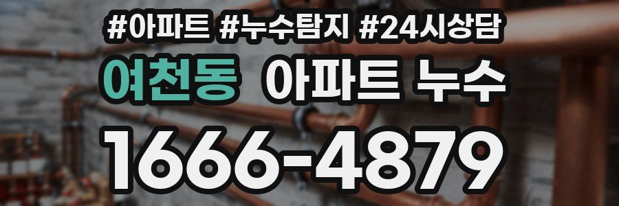 여천동 누수탐지