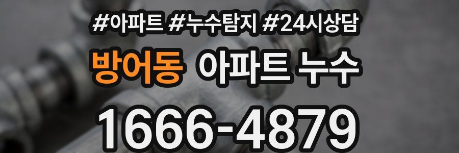 방어동 누수탐지