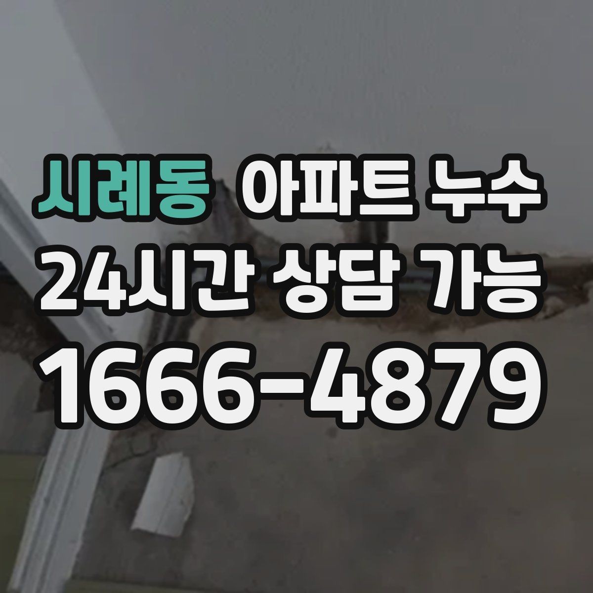 시례동 아파트 누수 주말에 갑자기 발견했을 때 먼저 해야 할 점검 순서