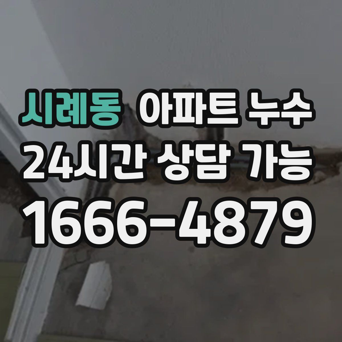 시례동 아파트 누수탐지