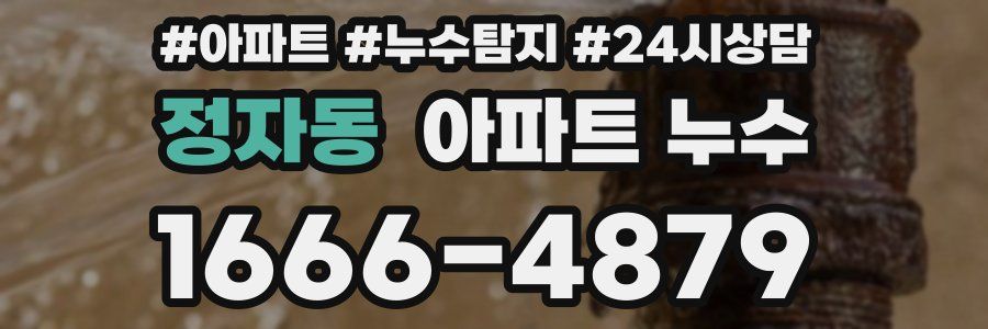 정자동 누수탐지