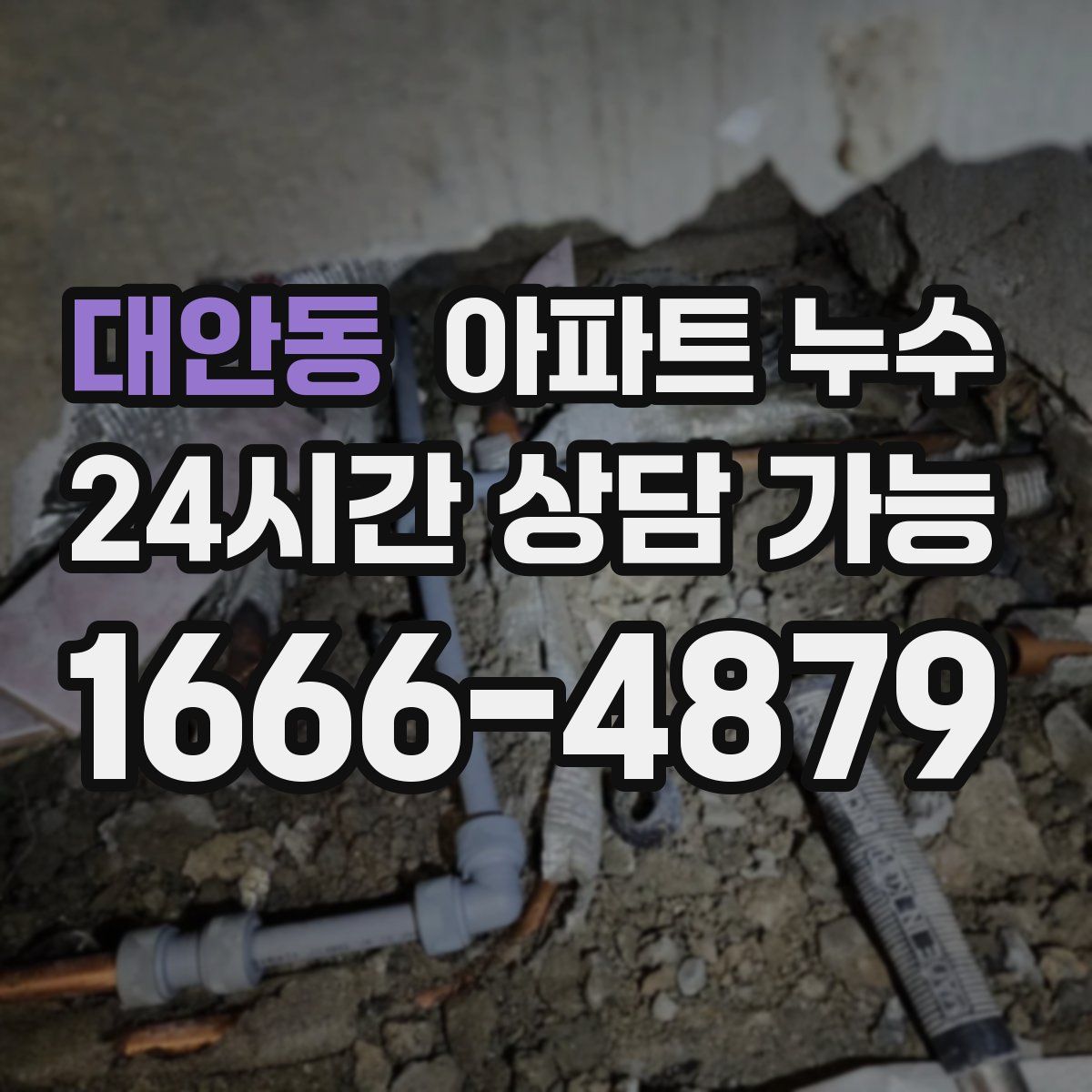 대안동 아파트 누수탐지