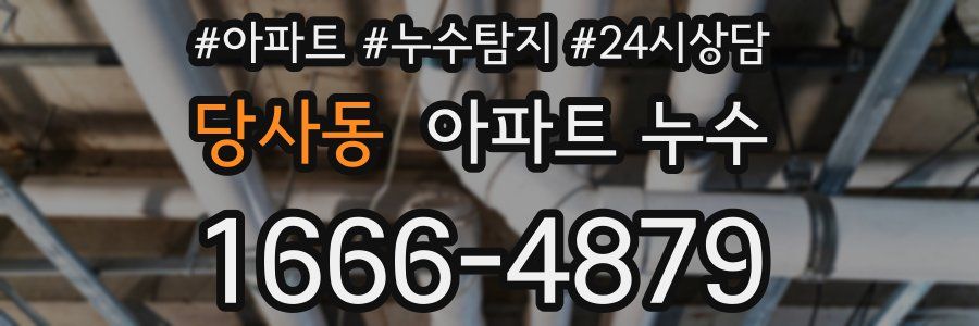 당사동 누수탐지