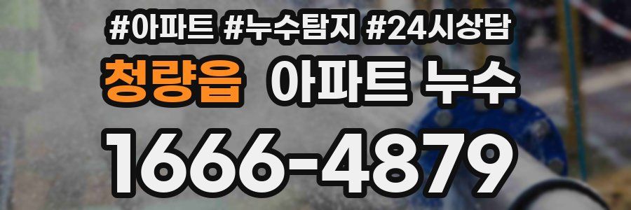 청량읍 누수탐지