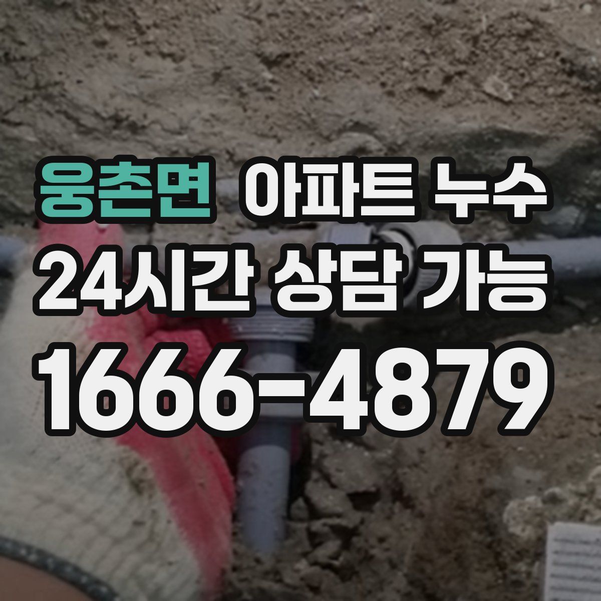 웅촌면 아파트 누수탐지