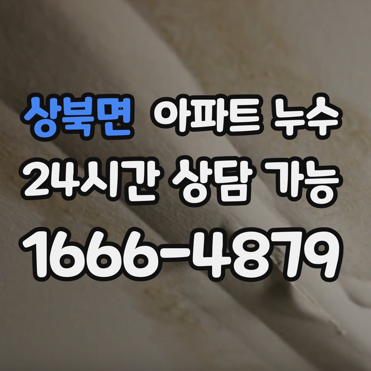 상북면 아파트 누수탐지