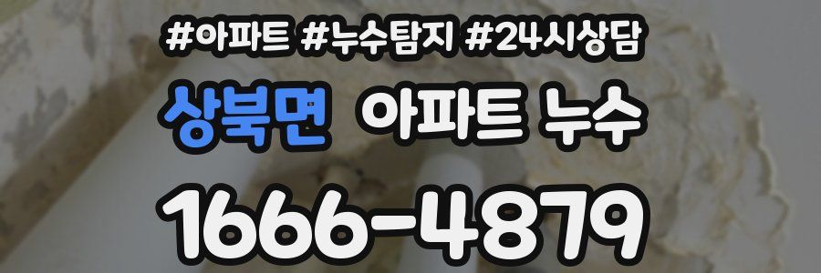 상북면 누수탐지