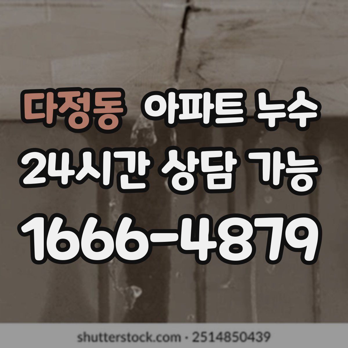 다정동 아파트 누수탐지