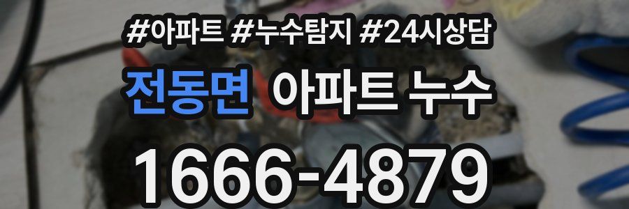 전동면 누수탐지