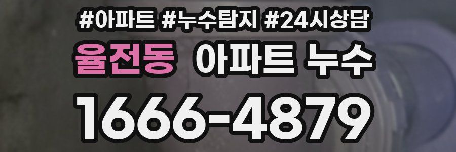 율전동 누수탐지