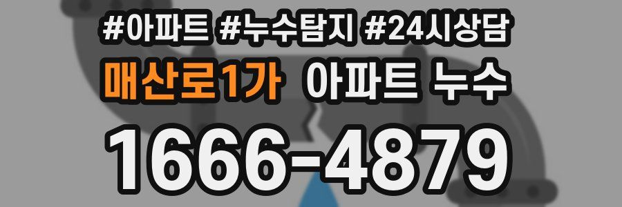 매산로1가 누수탐지