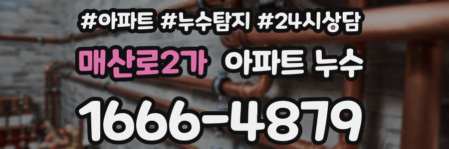 매산로2가 누수탐지