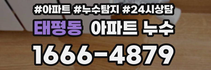 태평동 누수탐지