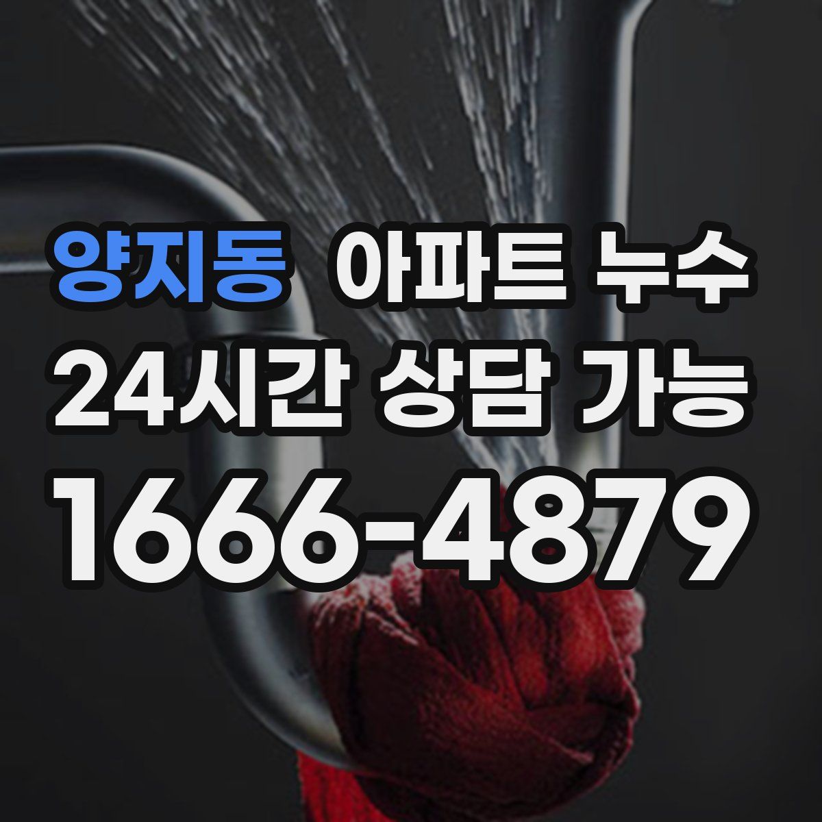 양지동 아파트 누수탐지