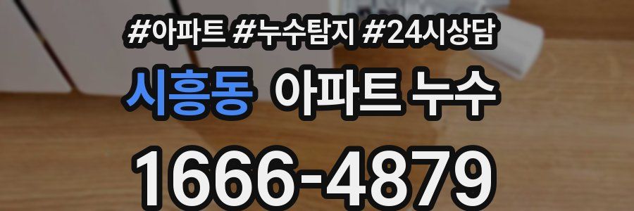 시흥동 누수탐지