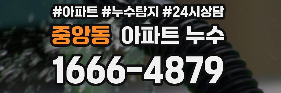 중앙동 누수탐지