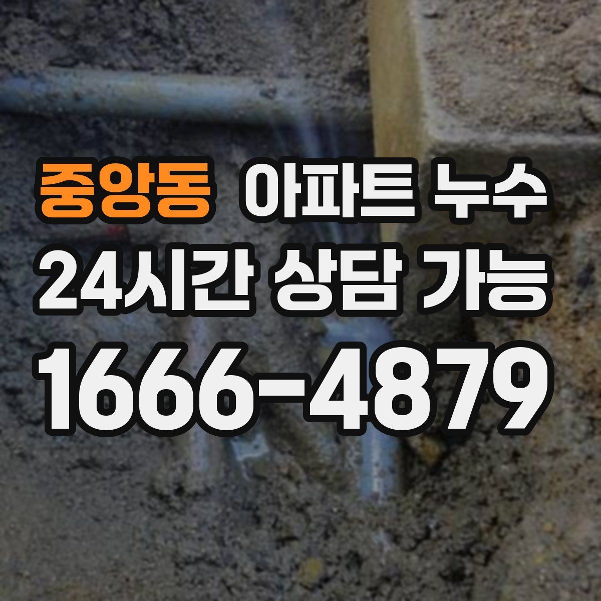 중앙동 아파트 누수탐지