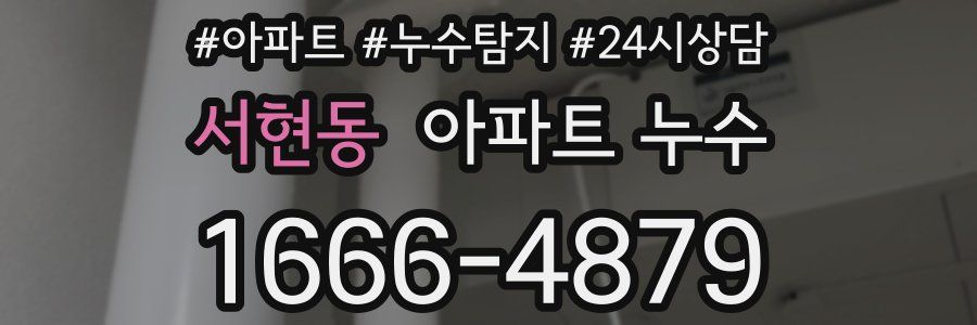 서현동 누수탐지