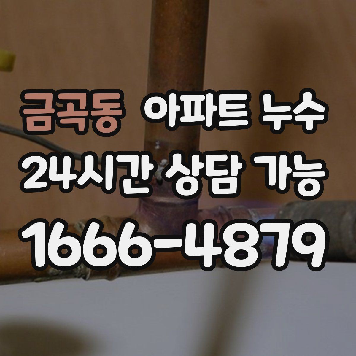 금곡동 아파트 누수 벽면이 차가워지는 느낌이 들 때