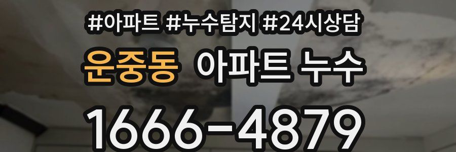 운중동 누수탐지