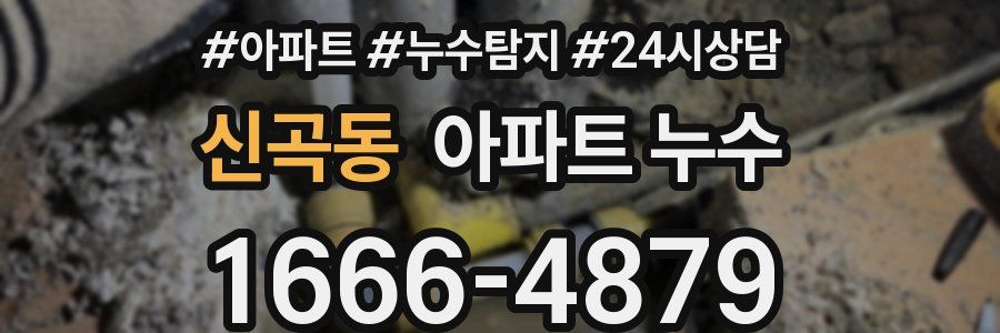 신곡동 누수탐지