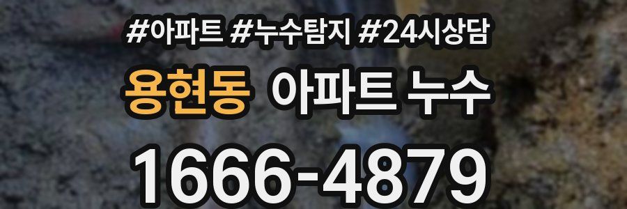 용현동 누수탐지