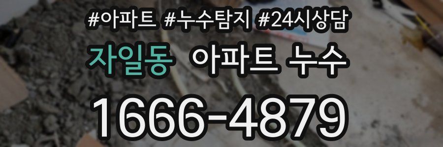 자일동 누수탐지