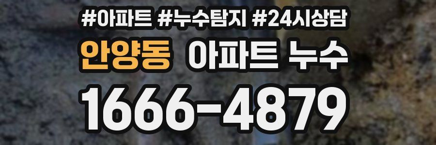 안양동 누수탐지