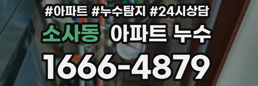 소사동 누수탐지