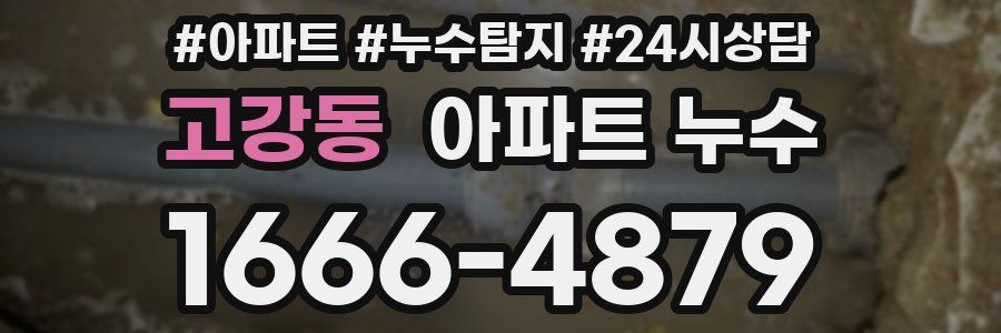 고강동 누수탐지