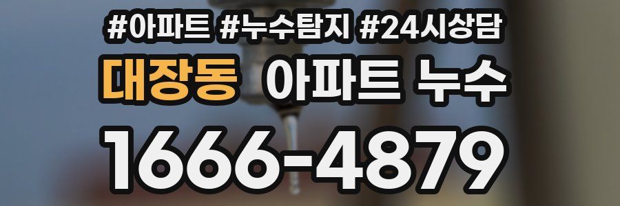 대장동 누수탐지