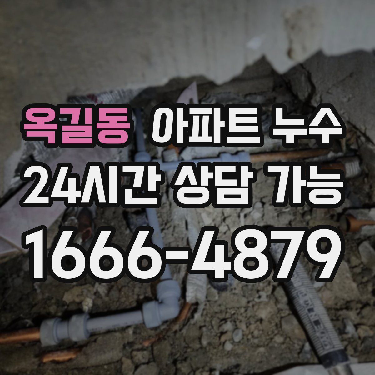 옥길동 아파트 누수탐지