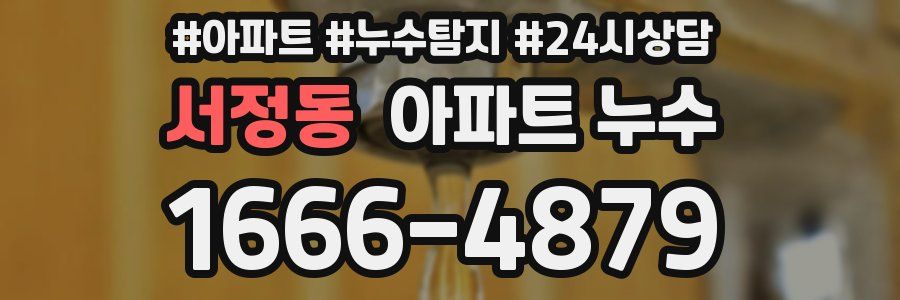 서정동 누수탐지