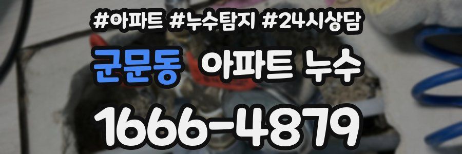 군문동 누수탐지