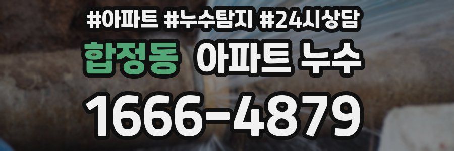합정동 누수탐지