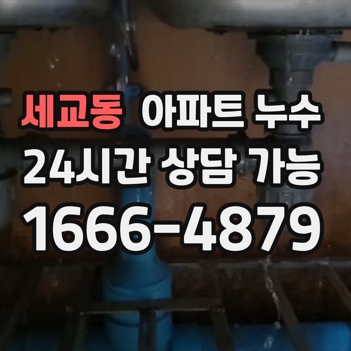 세교동 아파트 누수탐지