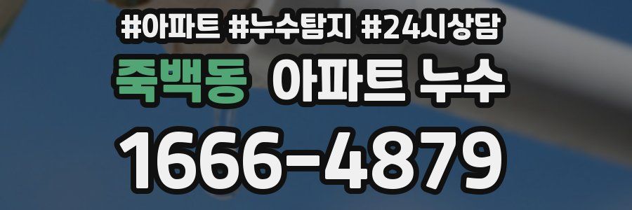 죽백동 누수탐지