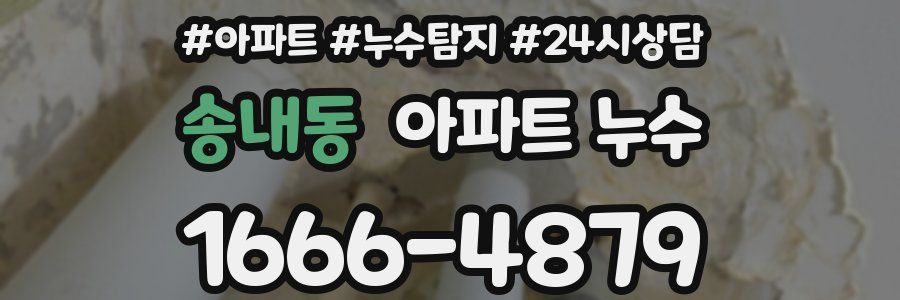 송내동 누수탐지