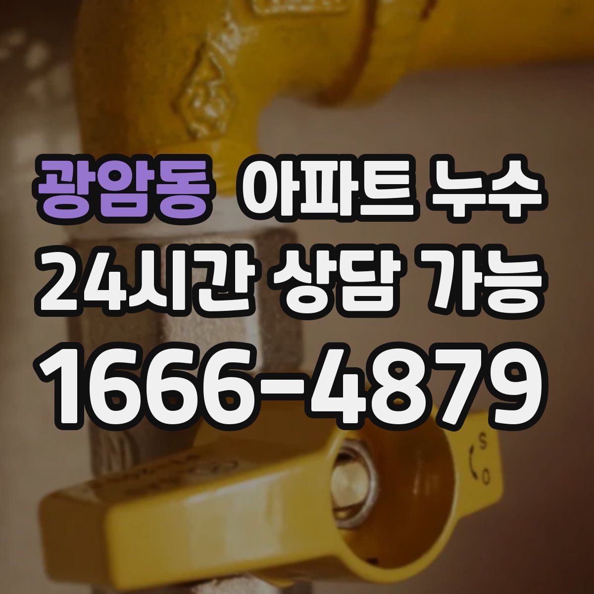 광암동 아파트 누수탐지