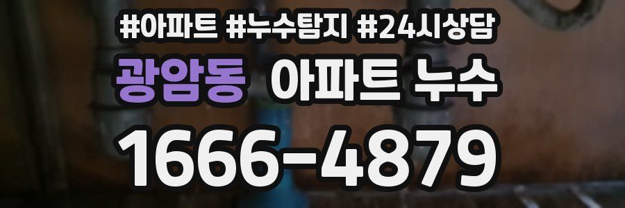 광암동 누수탐지