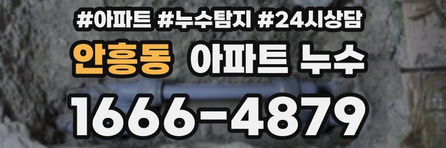 안흥동 누수탐지