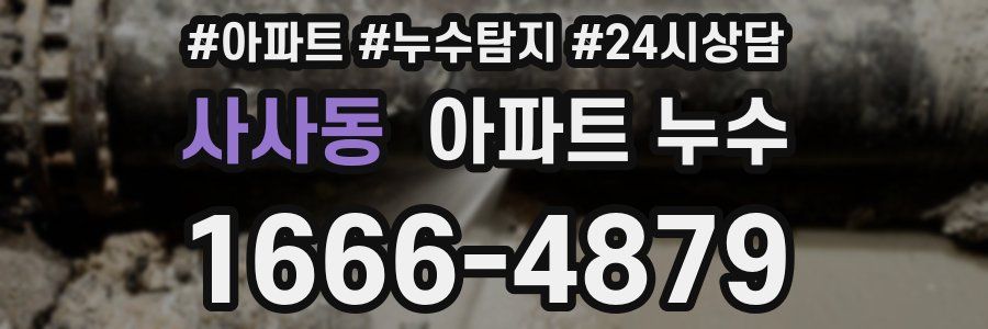 사사동 누수탐지