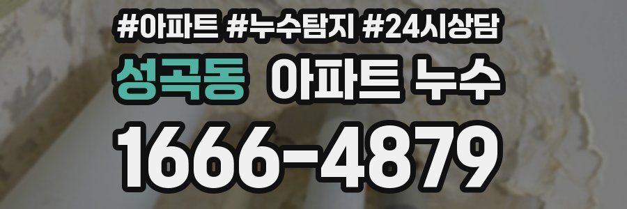 성곡동 누수탐지