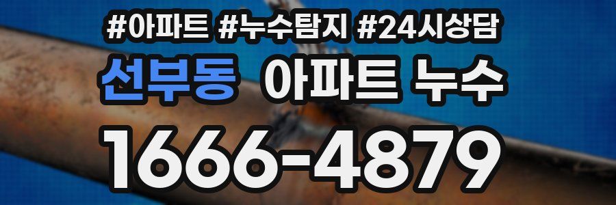 선부동 누수탐지