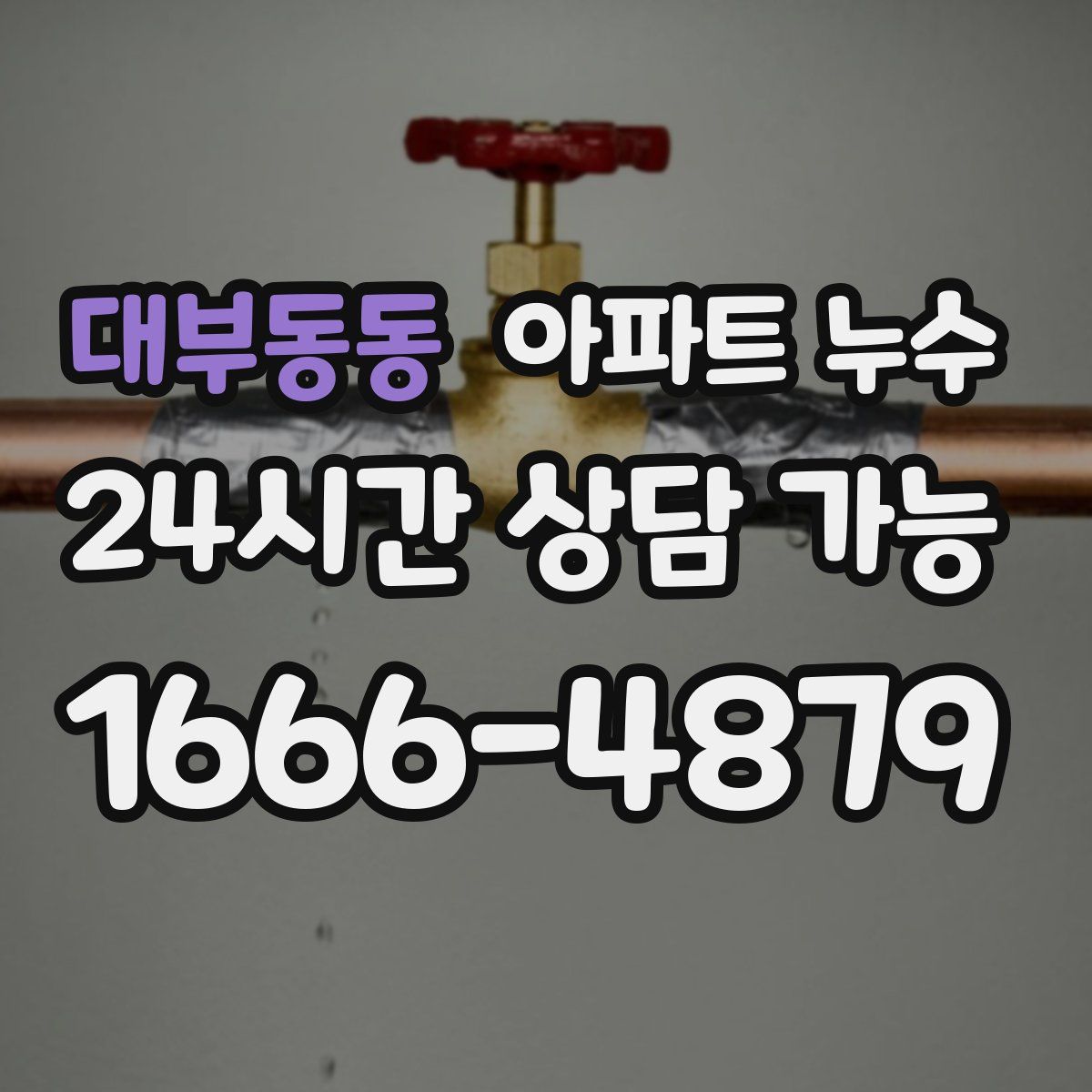 대부동동 아파트 누수탐지