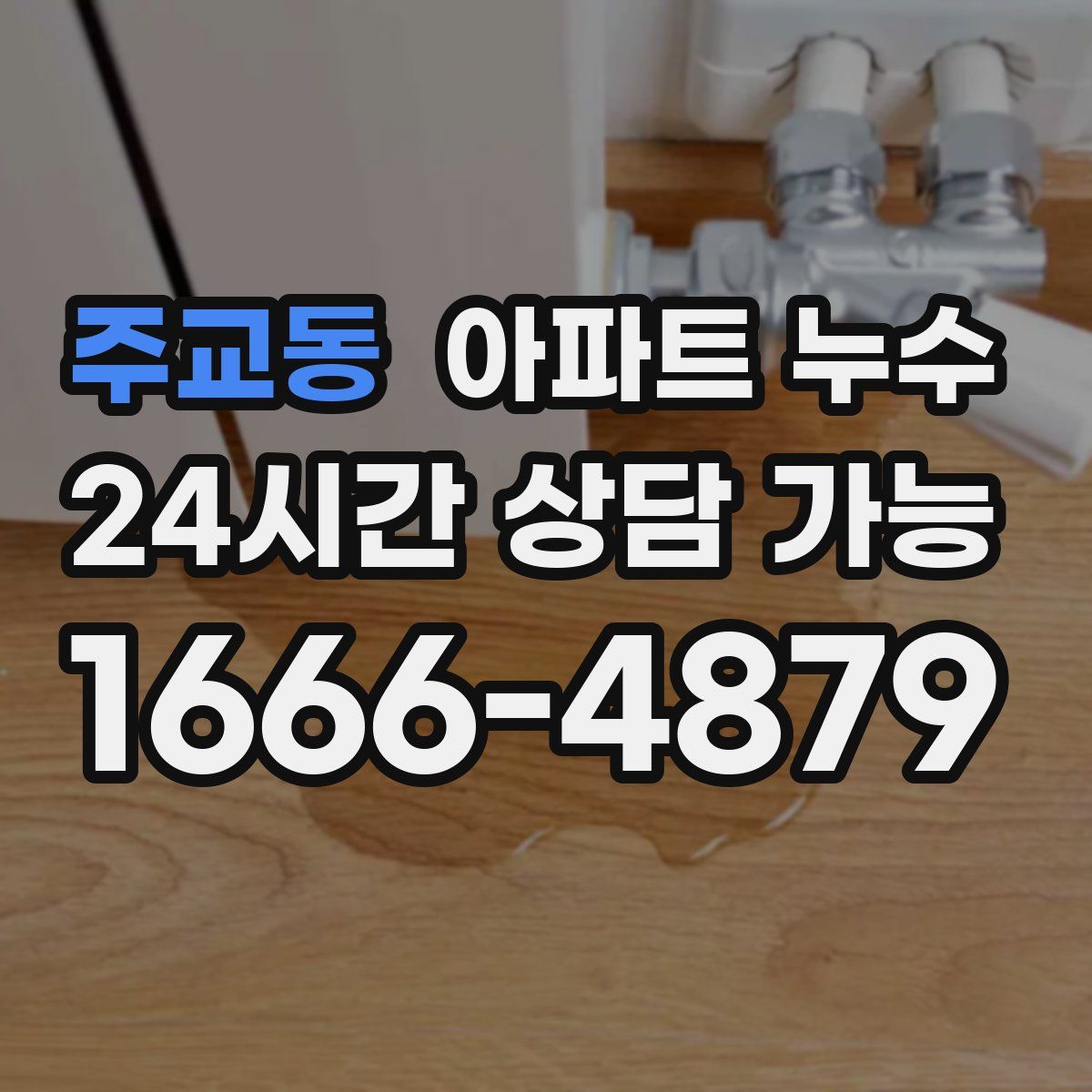 주교동 아파트 누수탐지