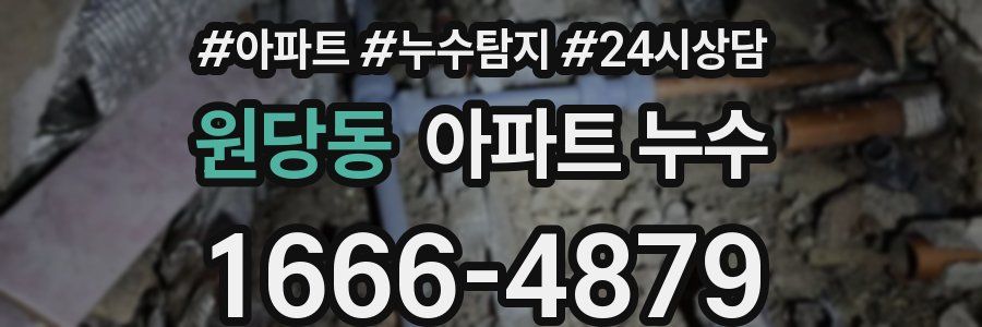 원당동 누수탐지